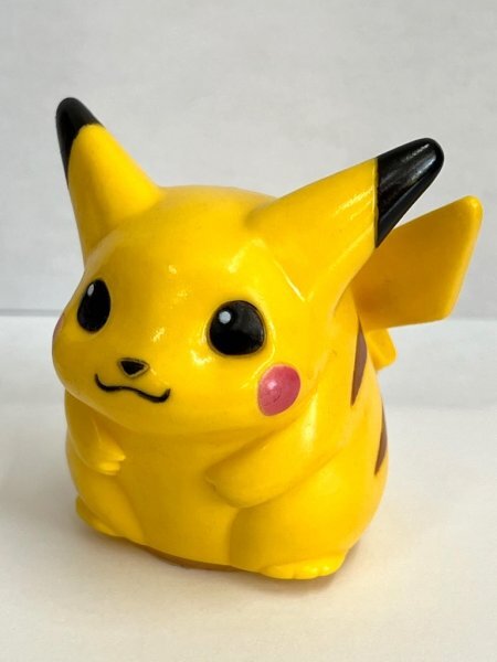 【丸-497】◆ポケットモンスター ピカチュウ　ソフビ貯金箱◆ポケモン／1995年◆ユーズド?中古◆KT