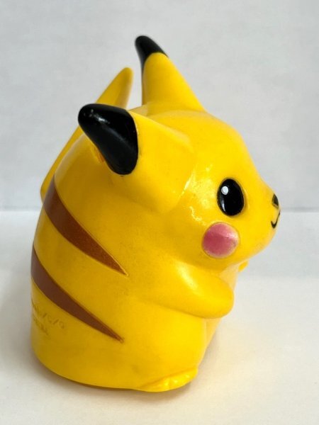 【丸-497】◆ポケットモンスター ピカチュウ　ソフビ貯金箱◆ポケモン／1995年◆ユーズド?中古◆KT