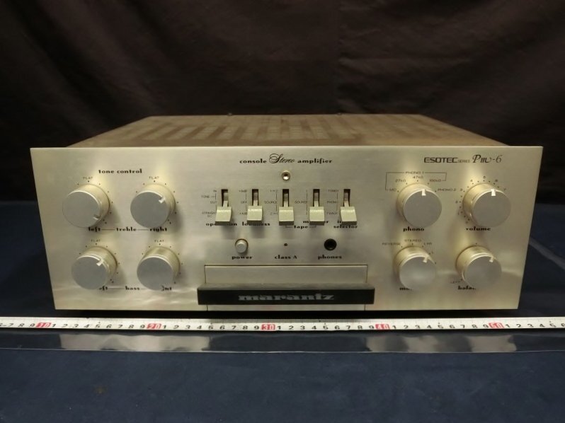 L4710 Marantz マランツ PM-6 プリメインアンプ 通電確認(rèn)のみ