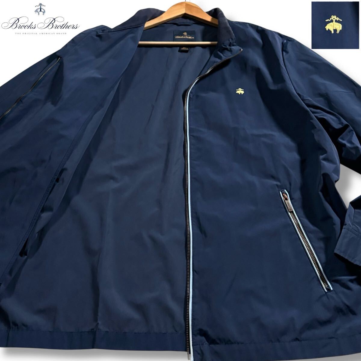 極美品/XXLサイズ○ブルックスブラザーズ スイングトップ 春夏