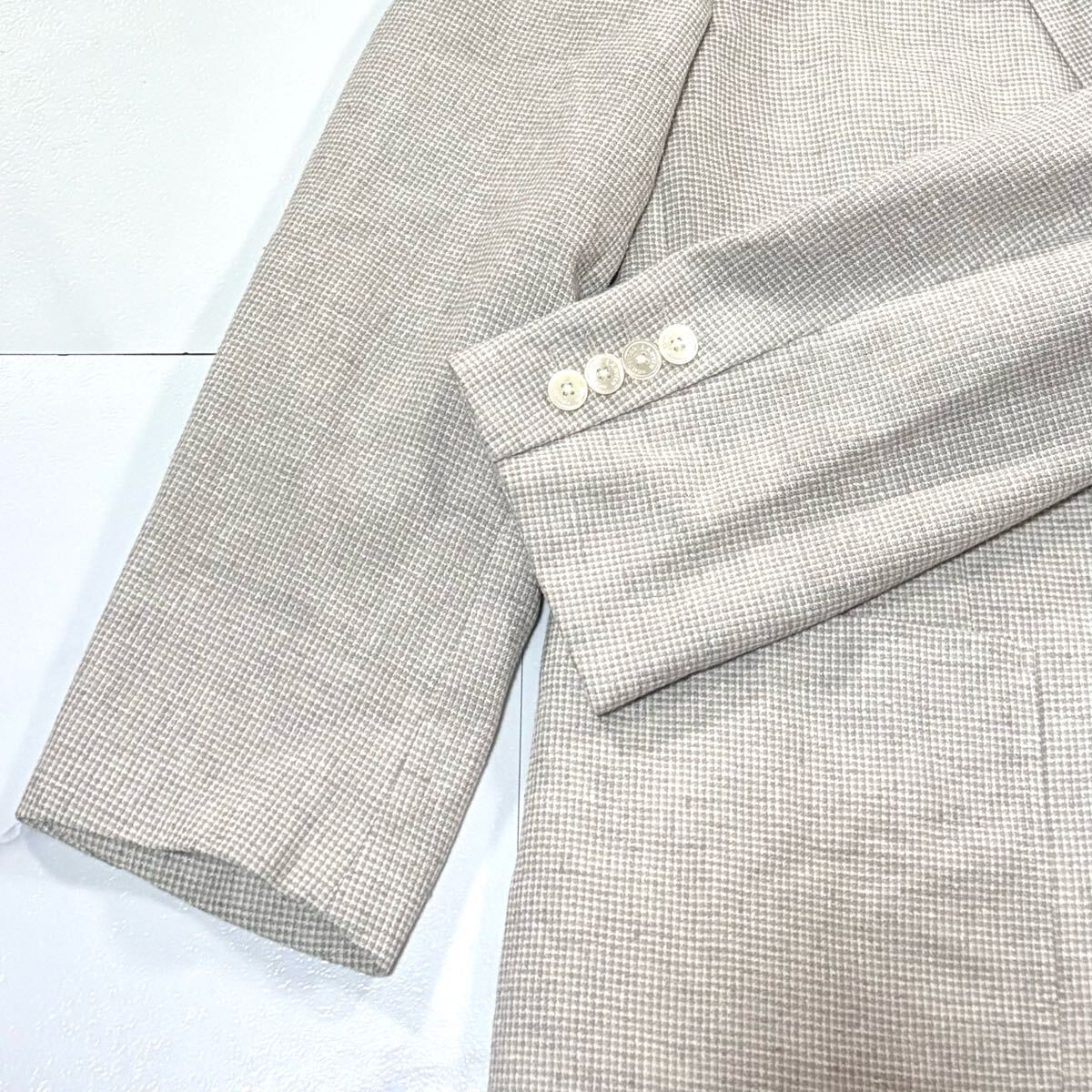 極美品/Lサイズ○ランバン コレクション リネン混 麻 サマー