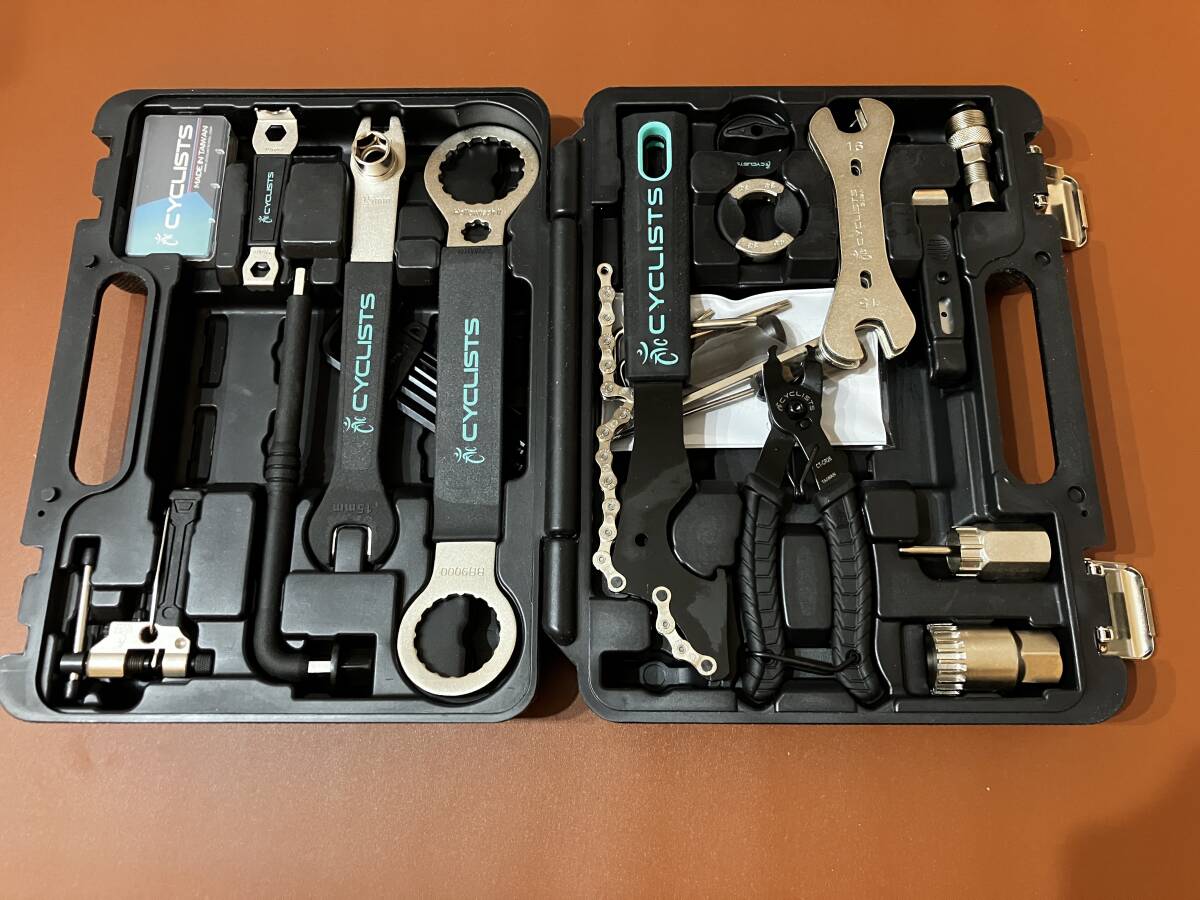 CYCLISTS　CT-K01　自転車専用工具セット　23點(diǎn)セット シマノ対応　サイクリスト　プロフェッショナルツールキット ほぼ新品　おまけ付き