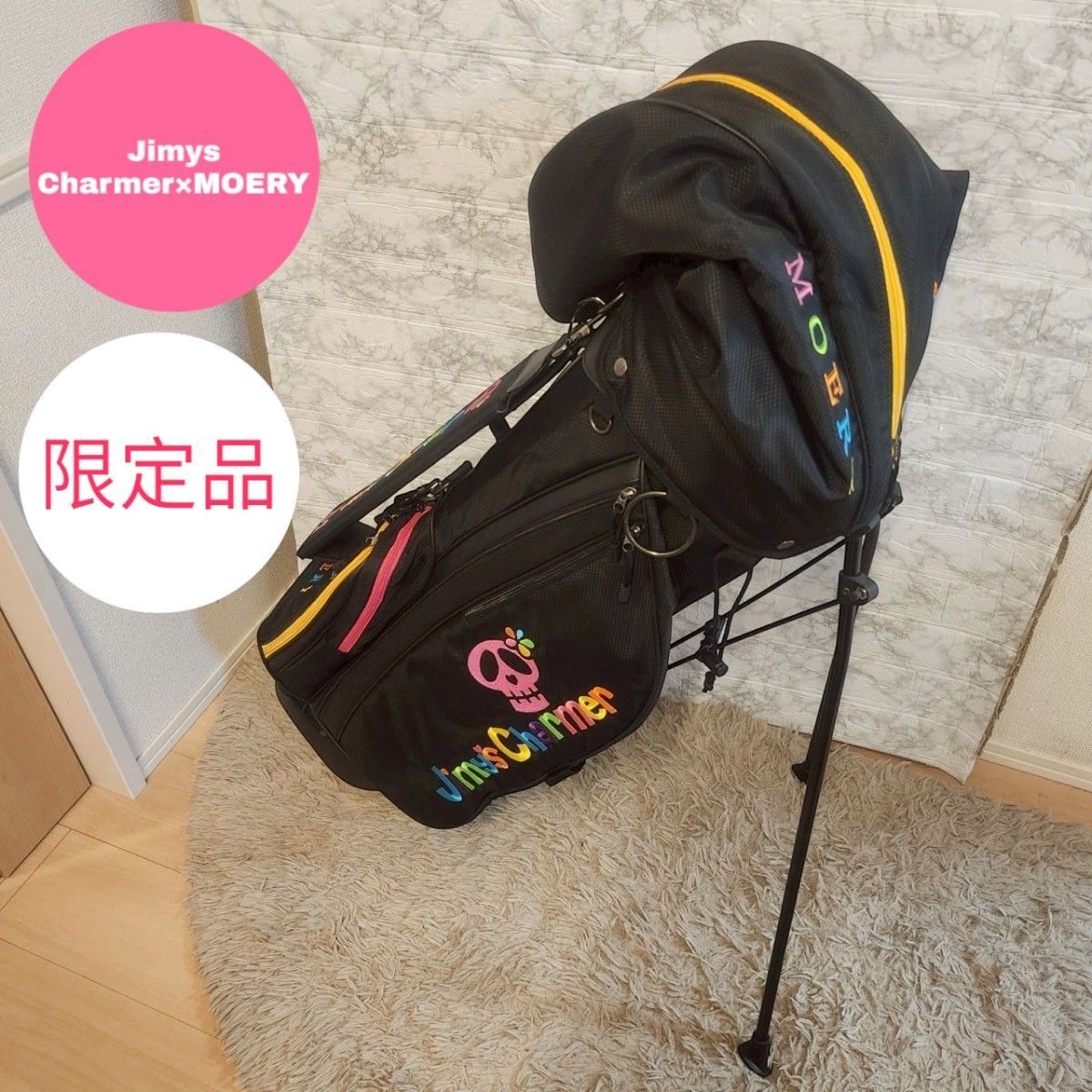 希少 美品 Jimys Charmer×MOERY スタンド キャディバッグ 限定