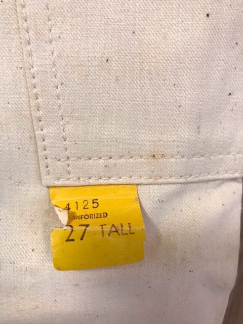  неиспользуемый товар CARTER`S машина ta-s painter's pants неотбеленная ткань 42talon Made in USA