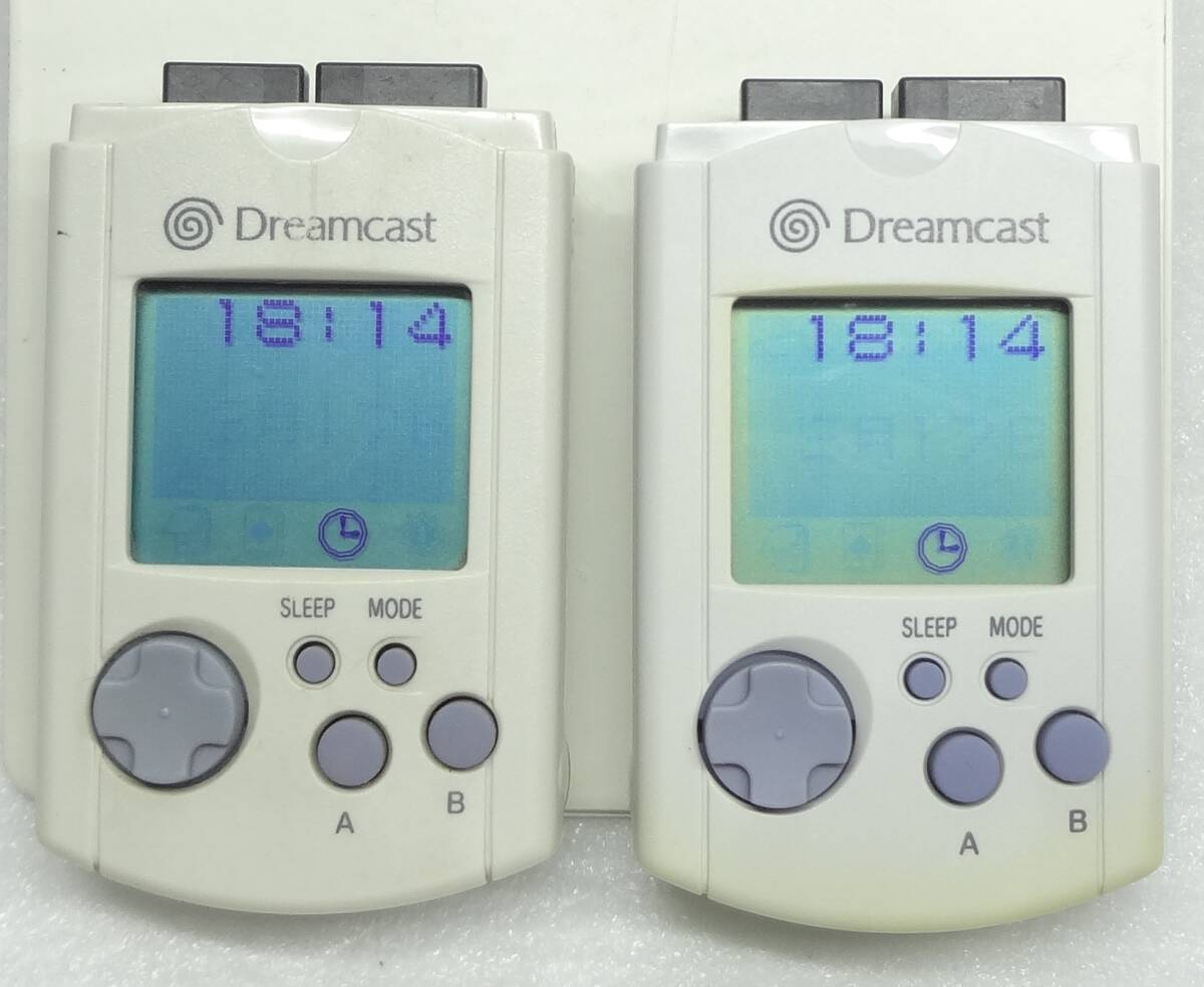 セガ ドリームキャスト ビジュアルメモリ 2個(gè)セット HKT-7000