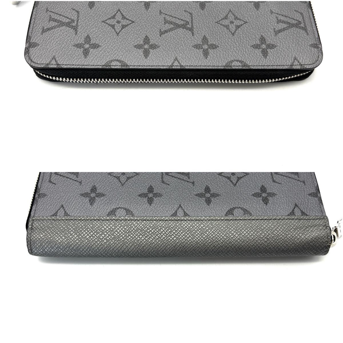 現(xiàn)行◆RFID◆LOUIS VUITTON ルイヴィトン ヴェルティカル タイガラマ 長財布 ロングウォレット ラウンドファスナー シルバー メンズ