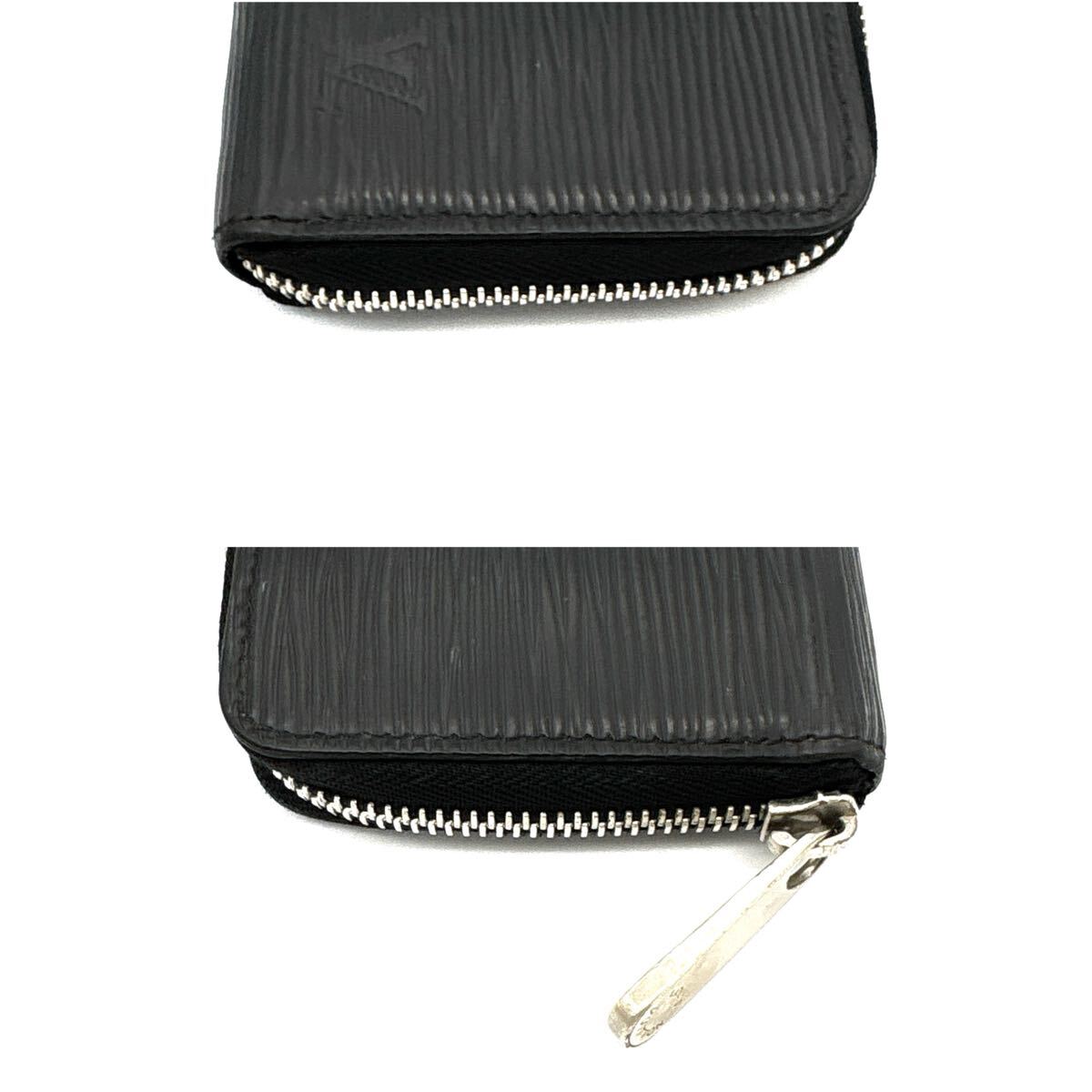 極美品◆LOUIS VUITTON ルイヴィトン ポルトフォイユ クレマンス エピ 長(zhǎng)財(cái)布 ロングウォレット ラウンドファスナー ノワール ブラック