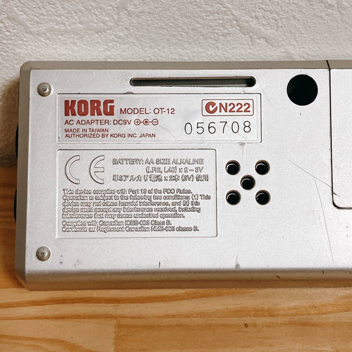 【ジャンク】KORG ORCHESTRAL TUNER OT-12 コルグ オーケストラル チューナー 動作不可★A2505-0212