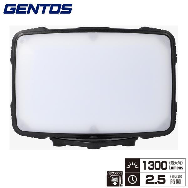 1點物【未使用/新品】GENTOS ジェントス パネル LEDランタン PL-400R 明るさ:1300lm/ルーメン 3色切替 防滴 USB充電式 デッドお寶蔵出し