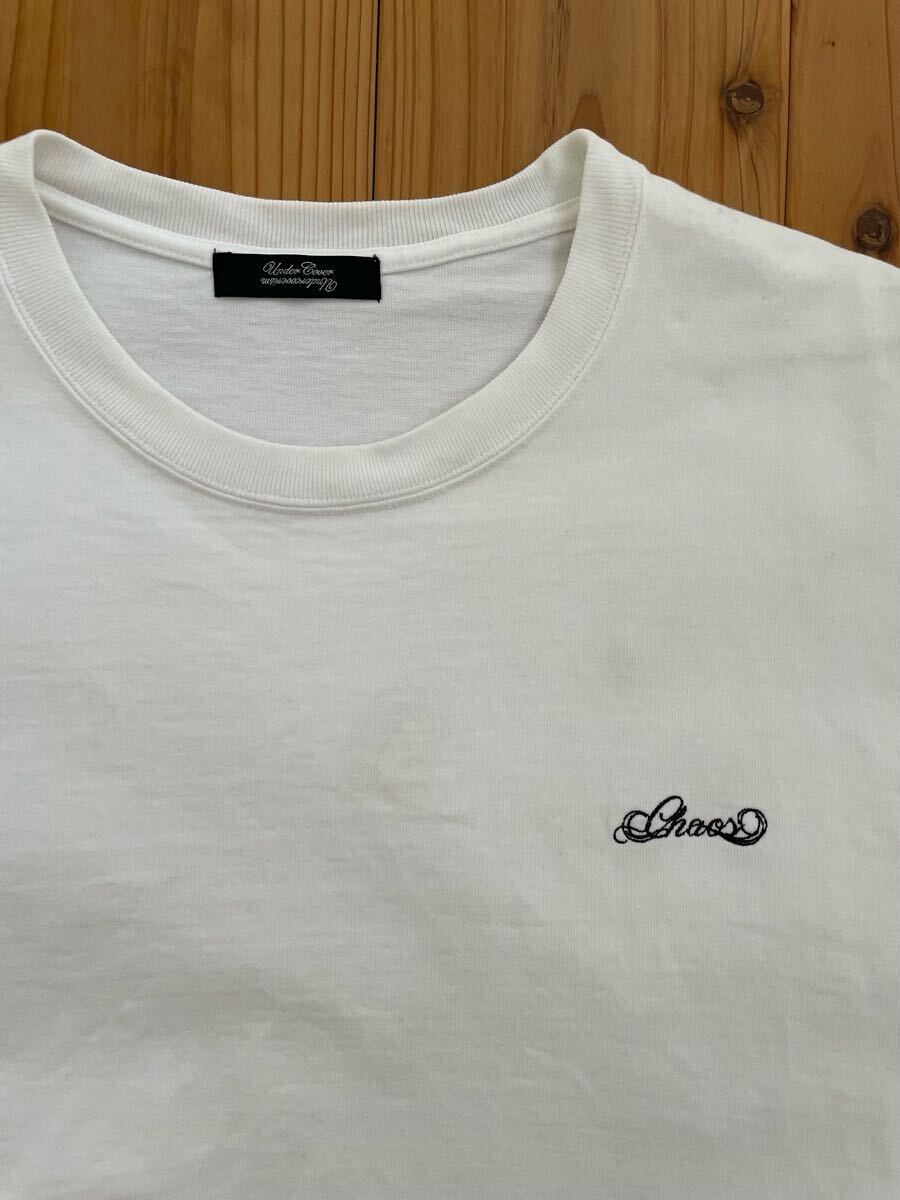 UNDERCOVER CHAOS刺繍 度詰 コットン BIG Tee size 3 White アンダーカバー 半袖Tシャツ