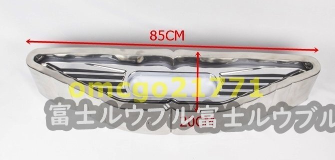激安 高品質 日野 ふそう ISUZU フロント アンドン 大型 中型 バスマーク 鏡面 ステンレス製 ライト付き デコトラ レトロ 1P_画像4