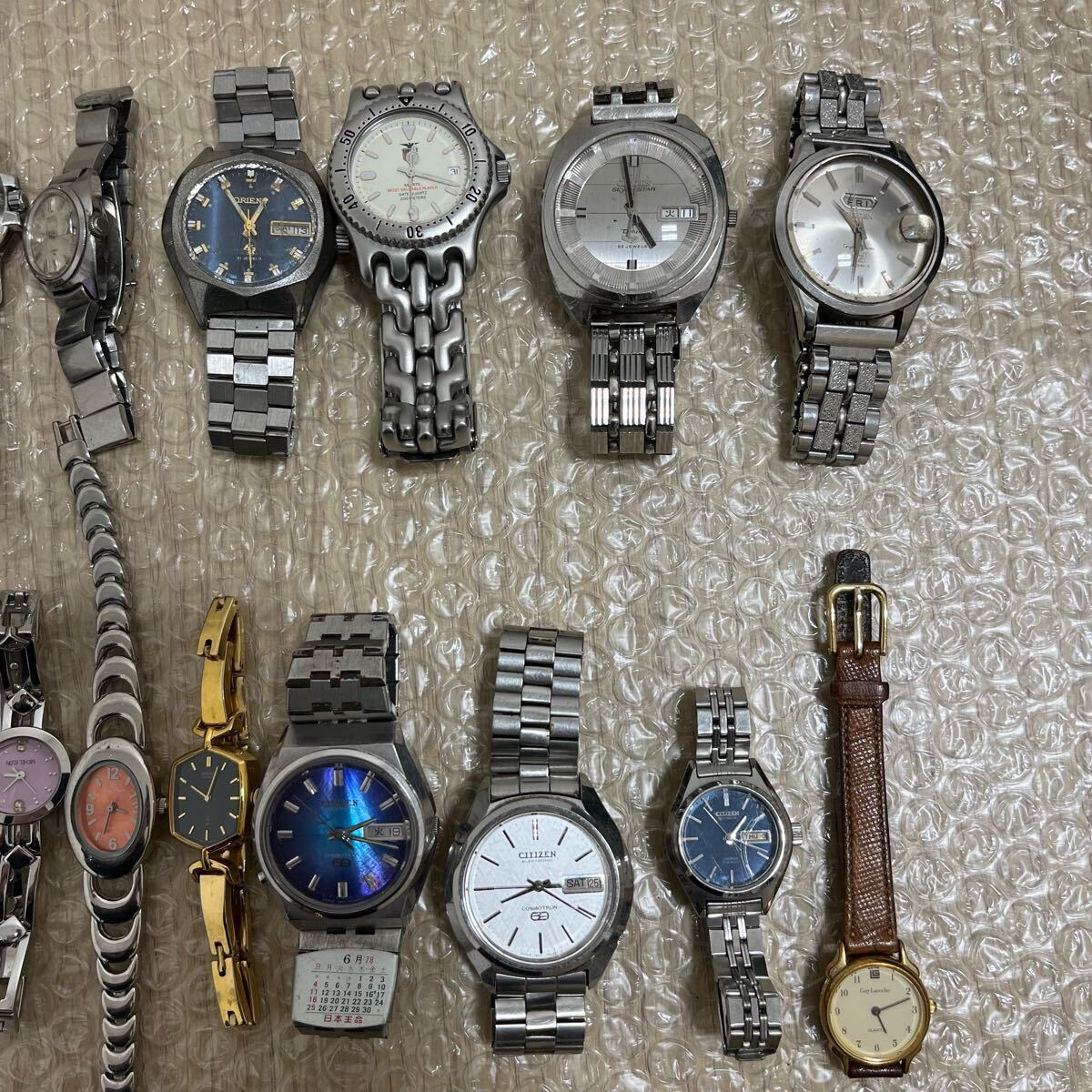 【ジャンク】動作未確認　腕時計まとめ　50點　シチズン　セイコー　カシオ　など　ジャンク時計　ジャンク腕時計　CITIZEN SEIKO CASIO