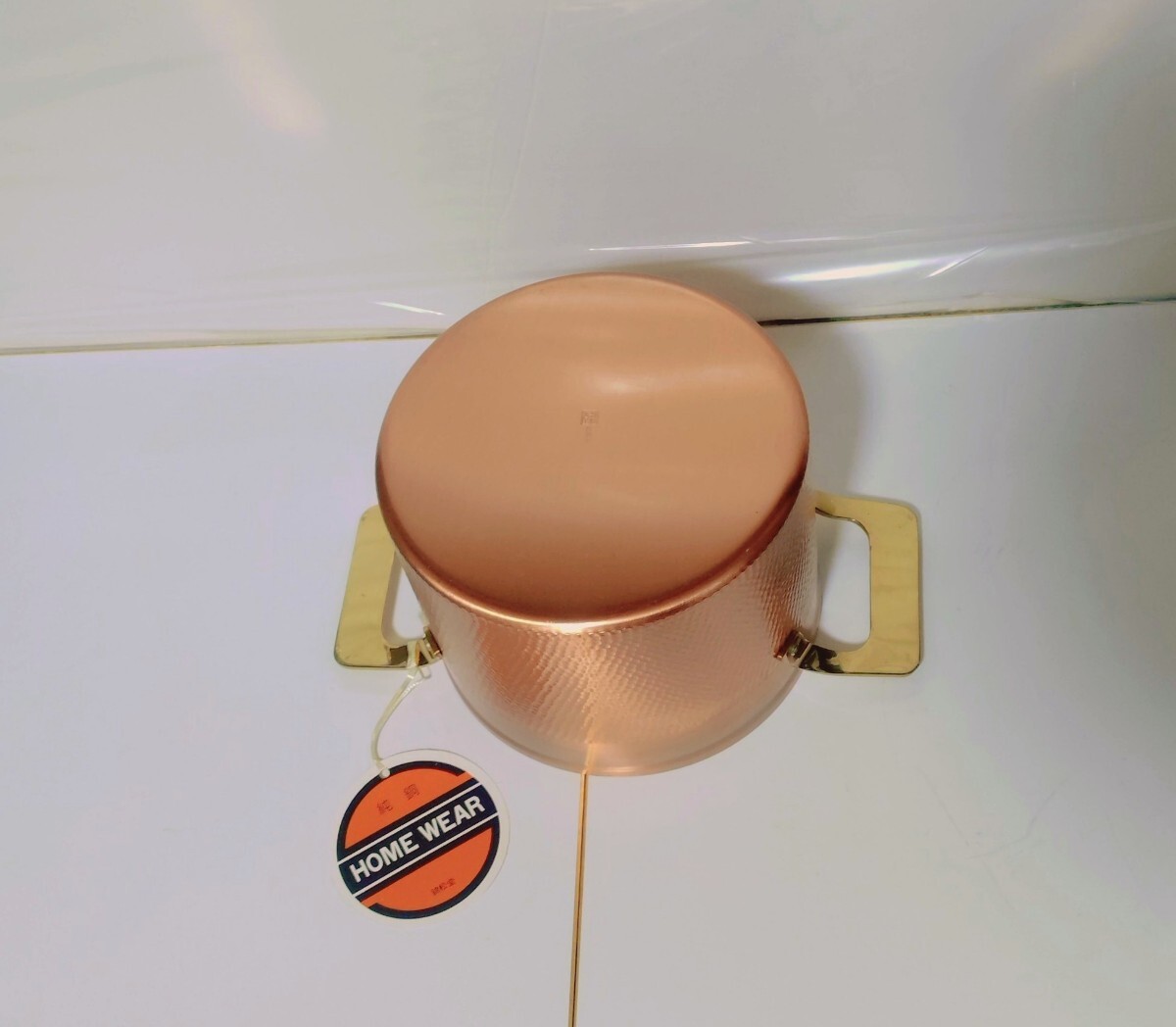  кухонная утварь медный кастрюля с двумя ручками 