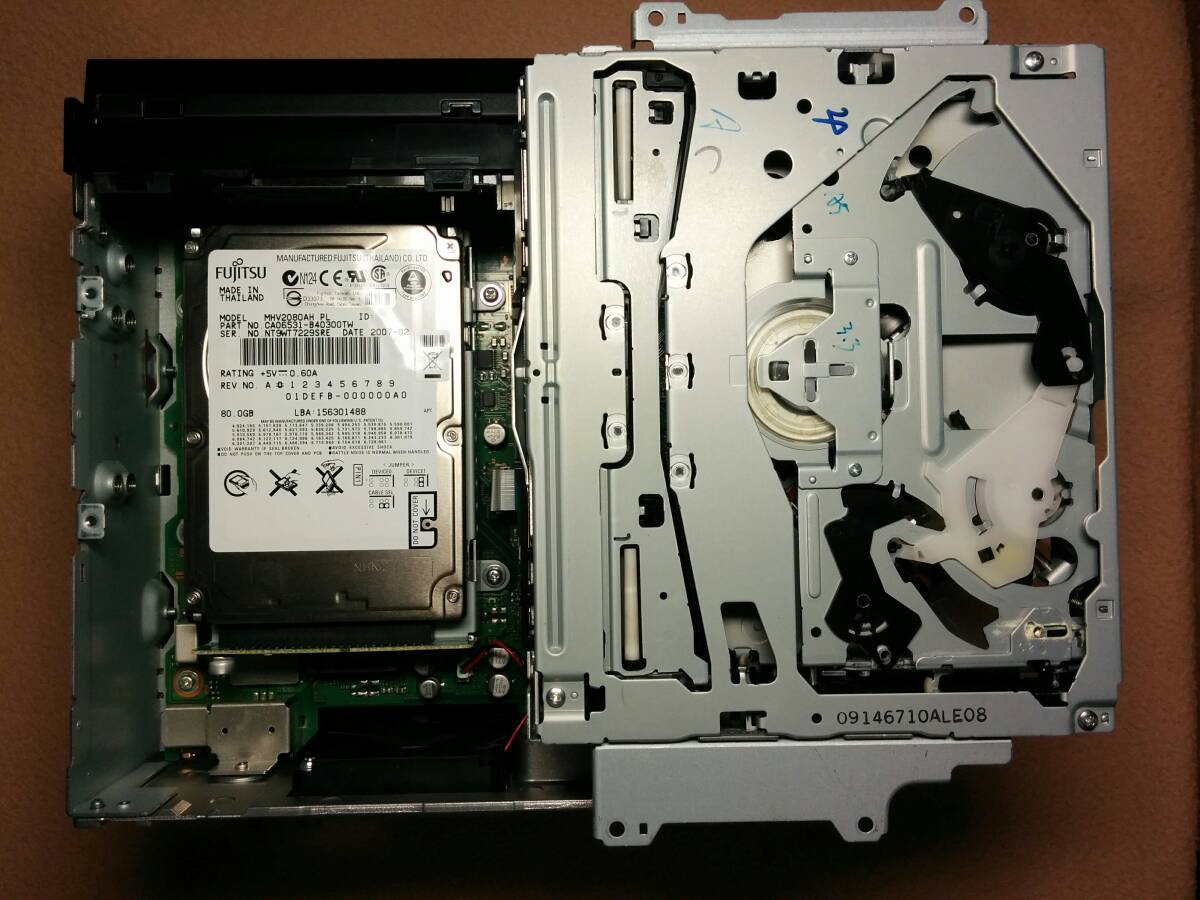 純正HDD ? 処理速度が速い高速HDD交換済↑