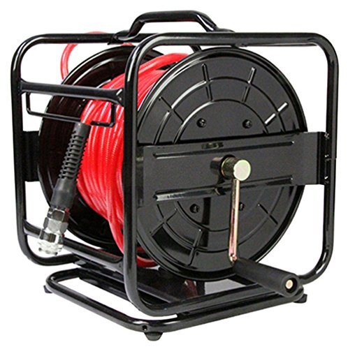 【中古】イーバリュー(E-Value) エアホースリール 回転台付き 30ｍ EAR-030