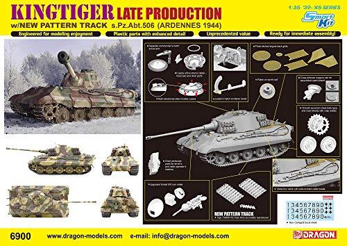 (未使用･未開封品)　ドラゴン 1/35 第二次世界大戦 ドイツ軍 キングタイガー 後期生産型 with Kgs73/800/152履帯 第506重戦車大隊 アルデンヌ 1944 プラモデル DR690 6k88evb Amazon | ドラゴン 1/35 第二次世界大戦 ドイツ軍 キング