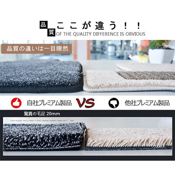 最高級 フロアマット トランク用 アウディ Q5 8RC系 H21.06-29.10【全國一律送料無料】【9色より選択】