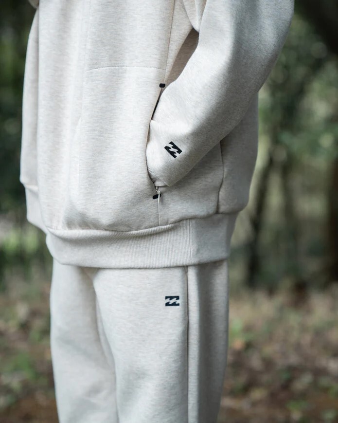 【SALE】★送料無料★2024秋冬 新品【BILLABONG/ビラボン】WAVE LAYER セットアップ パーカー OAT メンズM BE012022