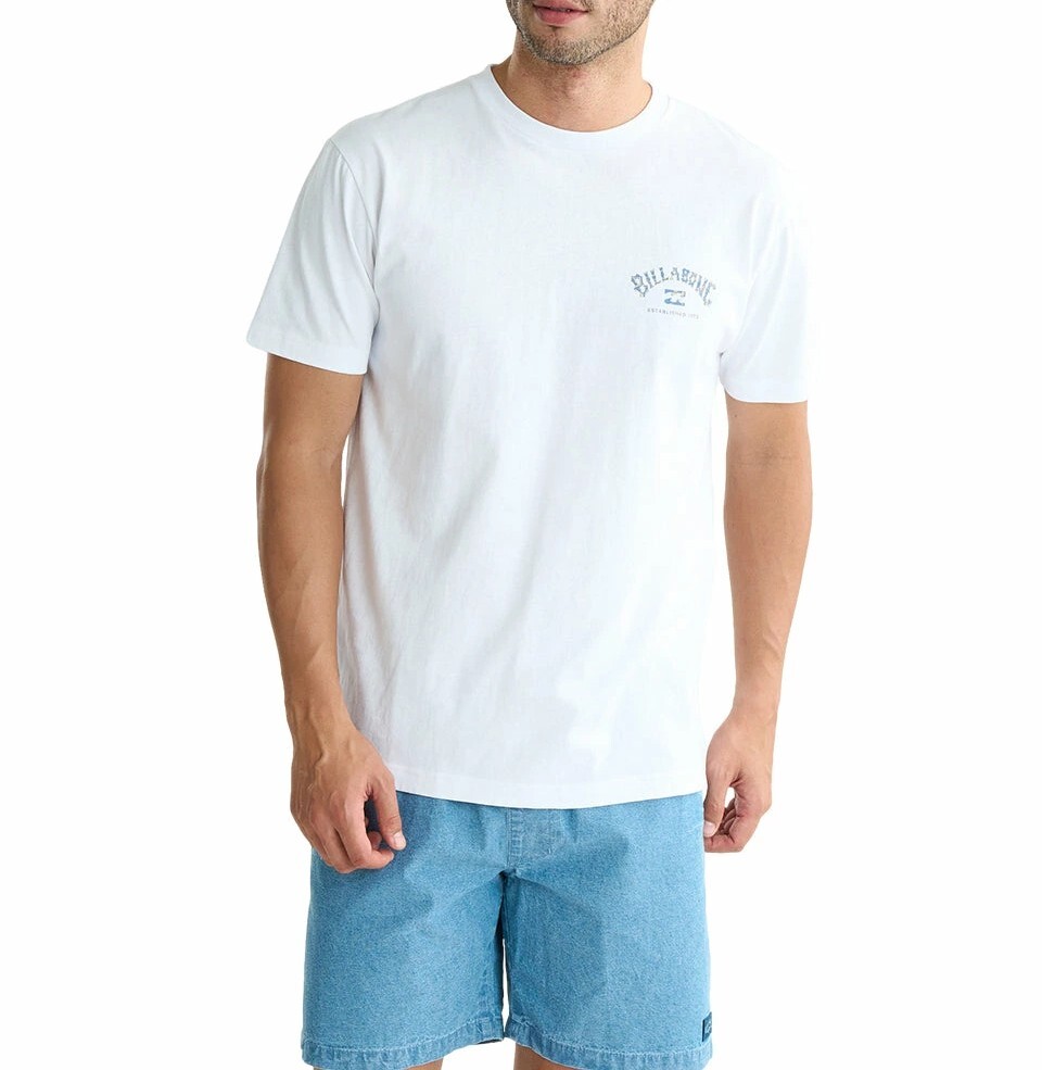 ★送料無料★2025春夏 新品【BILLABONG/ビラボン】ARCH FILL Tシャツ WHT メンズM BF01A201