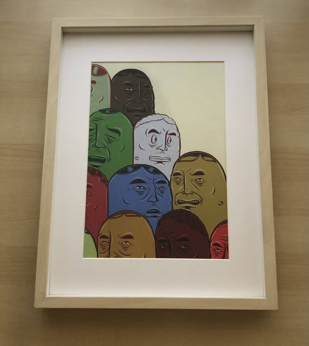 kj★額裝品★ 5 バリーマッギー Barry Mcgee A3額入り ポスター風デザイン 貴重イラスト サーフアート サーフィン マーガレットキルガレン