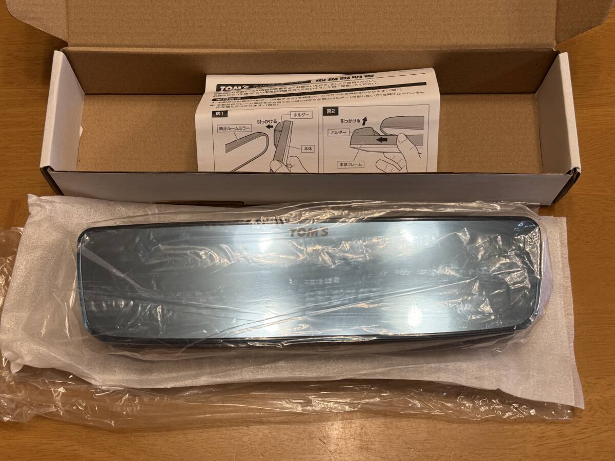 ☆ TOM'S トムス ワイドブルールームミラー （タイプ2） 87810-TS002　中古美品 ☆GR86 GRヤリス C-HR など