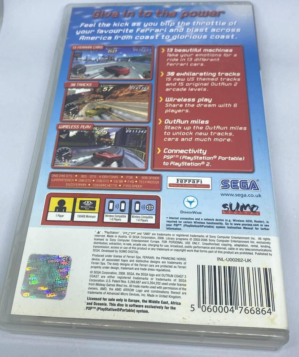 海外版 PSP OutRun 2006 Coast 2 Coast アウトラン 日本未発売