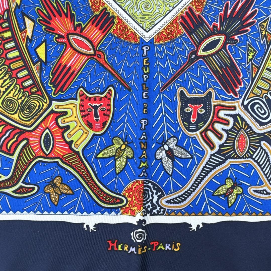 HERMES エルメス カレ40 プチスカーフ パナマのクナ族の伝説 HERMES エルメス スカーフ プチスカーフ カレ40 パナマのクナ族