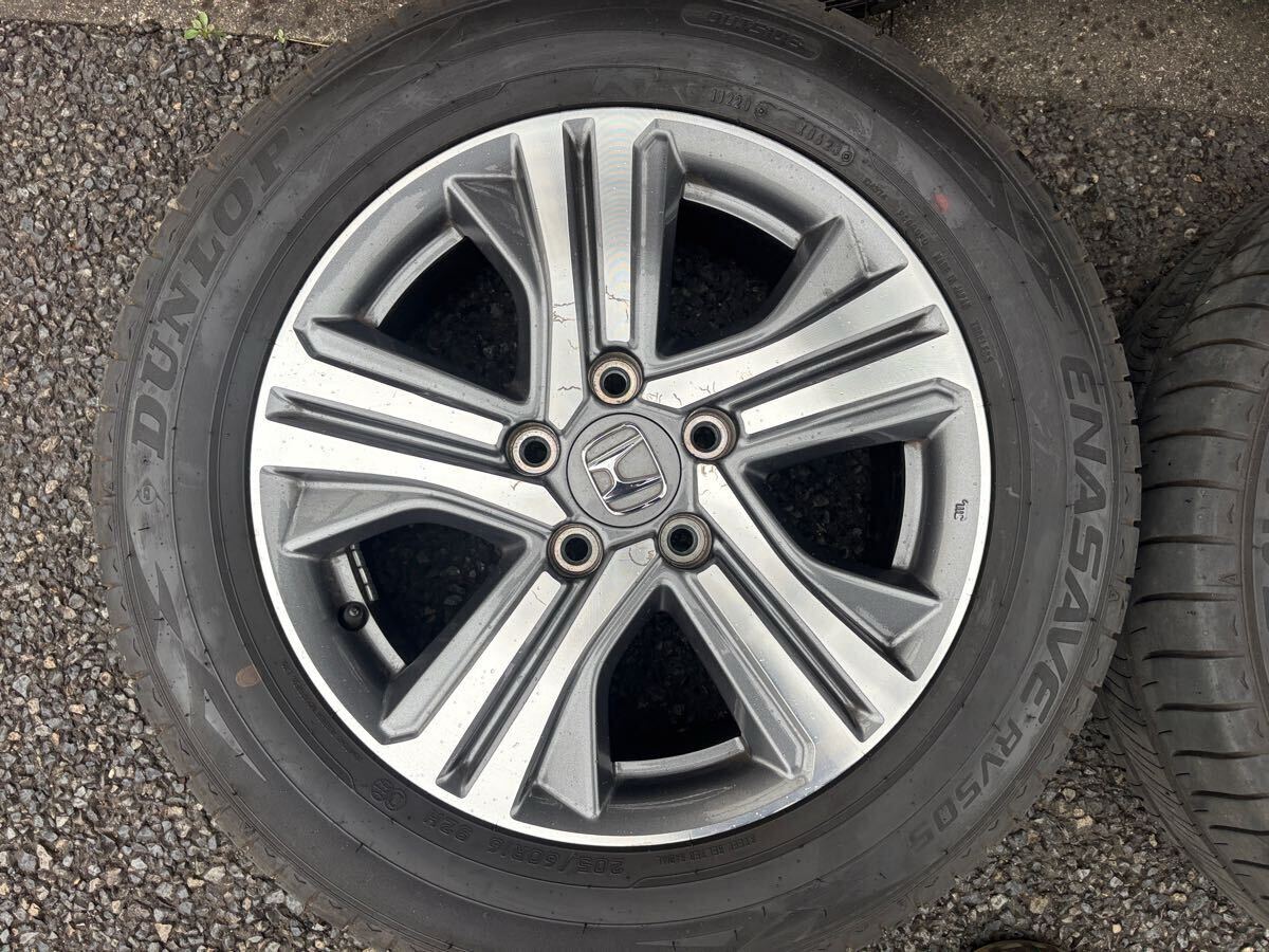 1円スタート ステップワゴン 純正ホイール バリ山 205/60R16