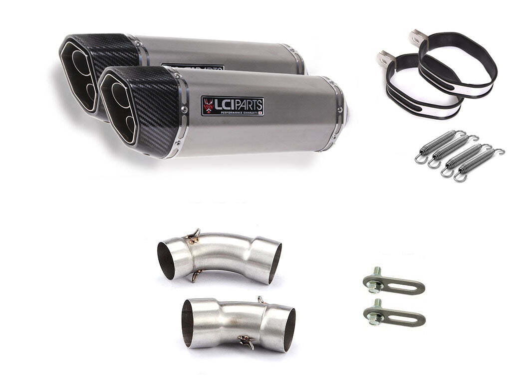 DUCATI スクランブラー1100 2018-2019 LCIPARTS ツインエンド ステンレス スリップオンマフラー