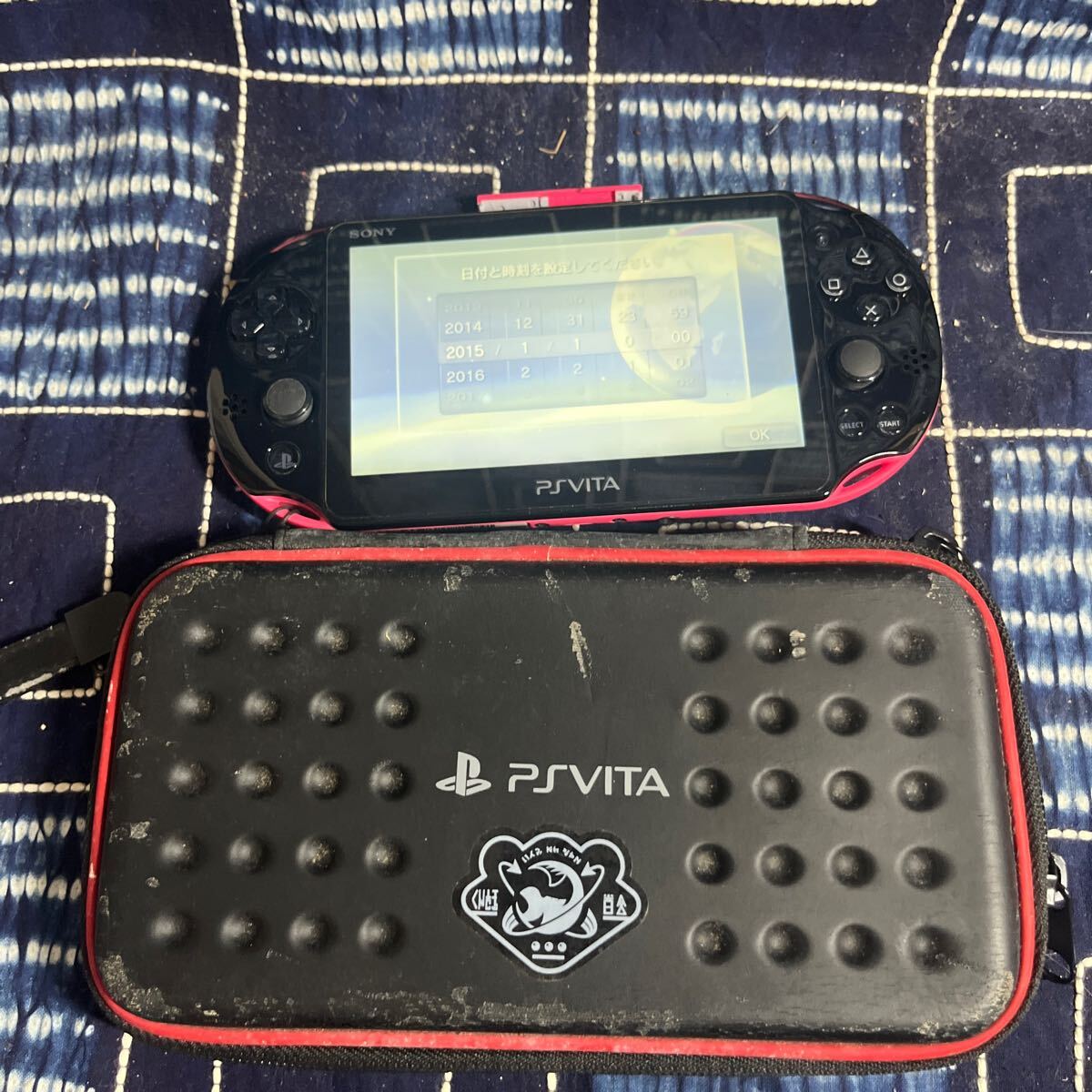 ☆PS VITA ビータ PCH2000 ピンク SONY ソニー ゲーム機 中古品