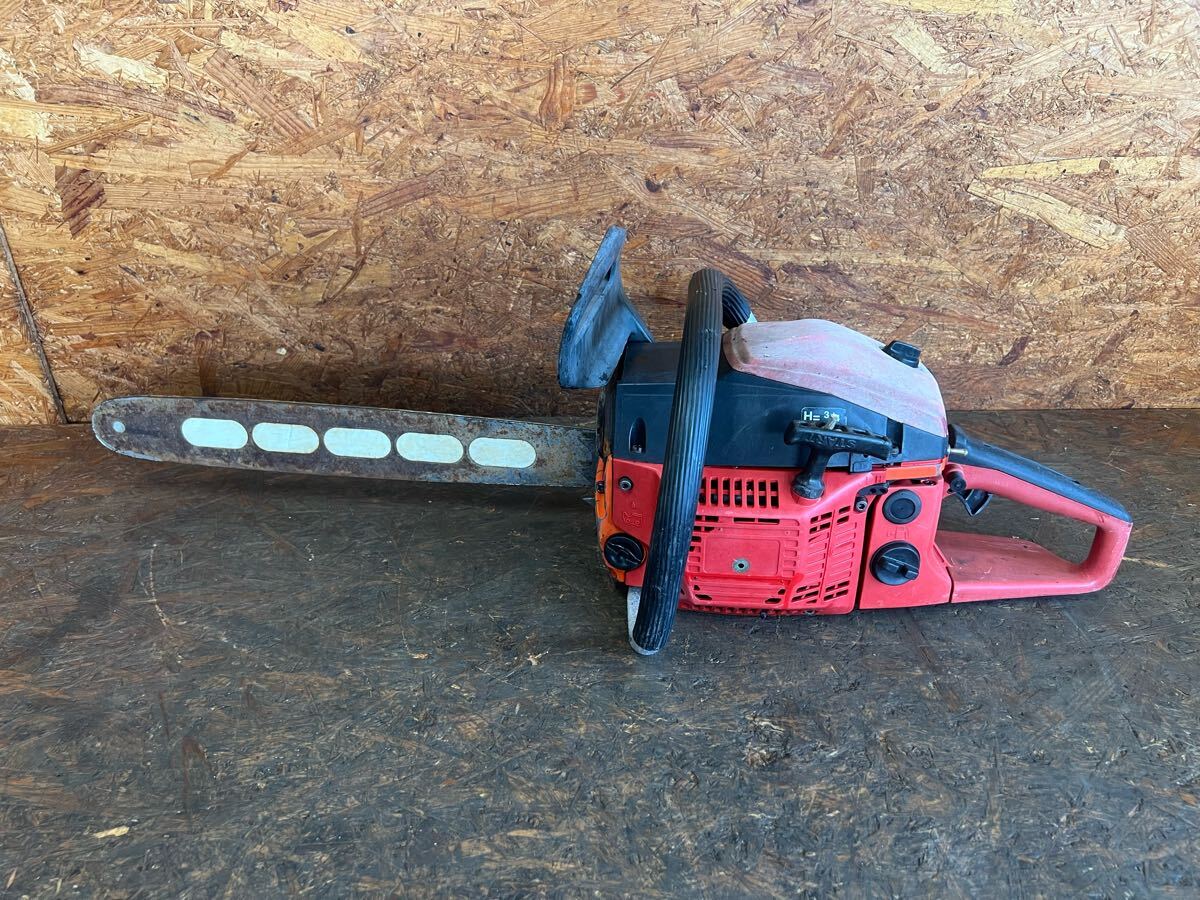 【5】エンジンチェンソー　ゼノア　G500　G500AVS　チェーンソー　現(xiàn)狀品　ジャンク