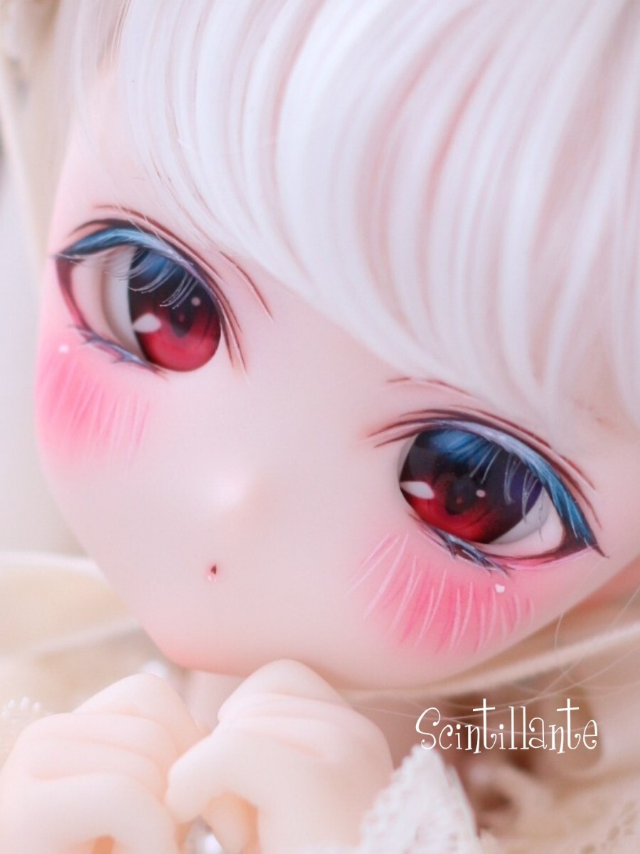 ゜FloralGarden ゜ DDH-01 ノーマル肌 カスタムヘッド +アイ+舌 ＊難あり ゜FloralGarden ゜ DDH-01 ノーマル肌 N肌 [難あり・ソフビ盛り