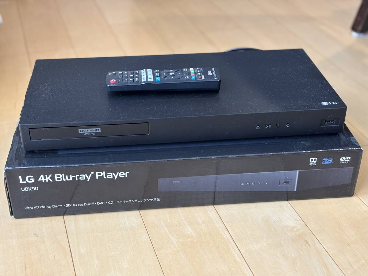 LG UBK90 4Kブルーレイプレイヤー 3D Blu-ray対応