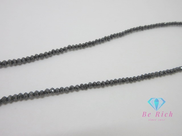 K18 WG чёрный бриллиант Monde 24.20ct есть колье подвеска 18 золотой 750 белое золото mere чёрный драгоценнный камень [ б/у ][ бесплатная доставка ] th12649