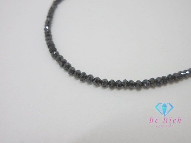 K18 WG чёрный бриллиант Monde 24.20ct есть колье подвеска 18 золотой 750 белое золото mere чёрный драгоценнный камень [ б/у ][ бесплатная доставка ] th12649