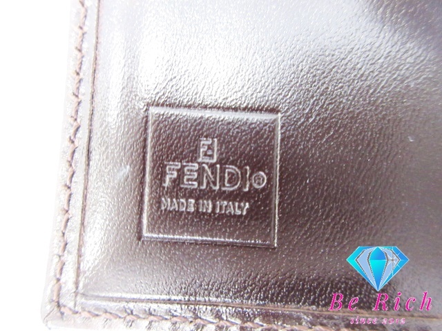  Fendi FENDI Zucca обложка для записной книжки 6 дыра органайзер кейс ske Jules . канцелярские принадлежности бизнес мелкие вещи [ б/у ]bc1933