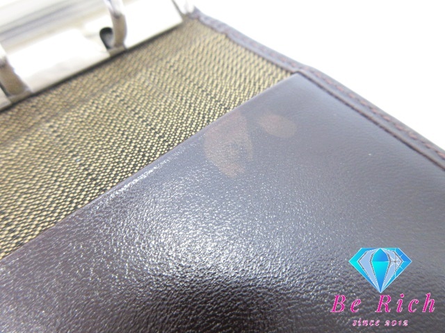  Fendi FENDI Zucca обложка для записной книжки 6 дыра органайзер кейс ske Jules . канцелярские принадлежности бизнес мелкие вещи [ б/у ]bc1933