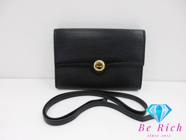 ルイ ヴィトン LOUIS VUITTON エピ ポシェット アルシュ M52572 2way クラッチバッグ 黒 セカンドバッグ【中古】bk8723