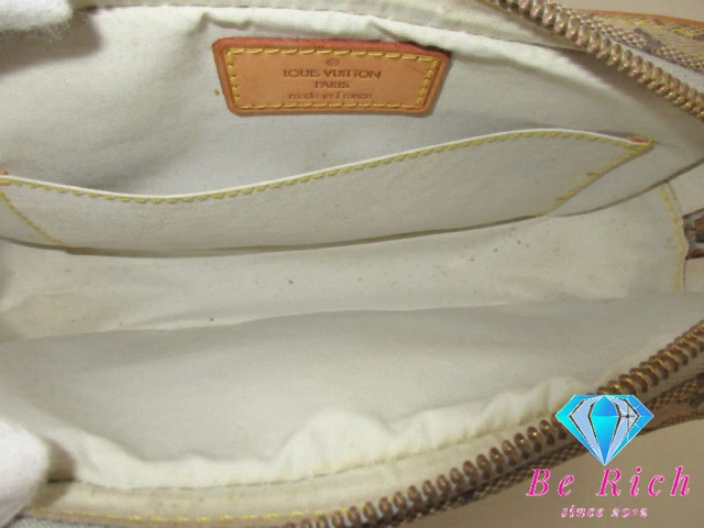 ルイ ヴィトン LOUIS VUITTON ショルダーバッグ モノグラム ミニ ジュリエット MM M92004 ブルー LV ロゴ 【中古】 bk9505_画像7