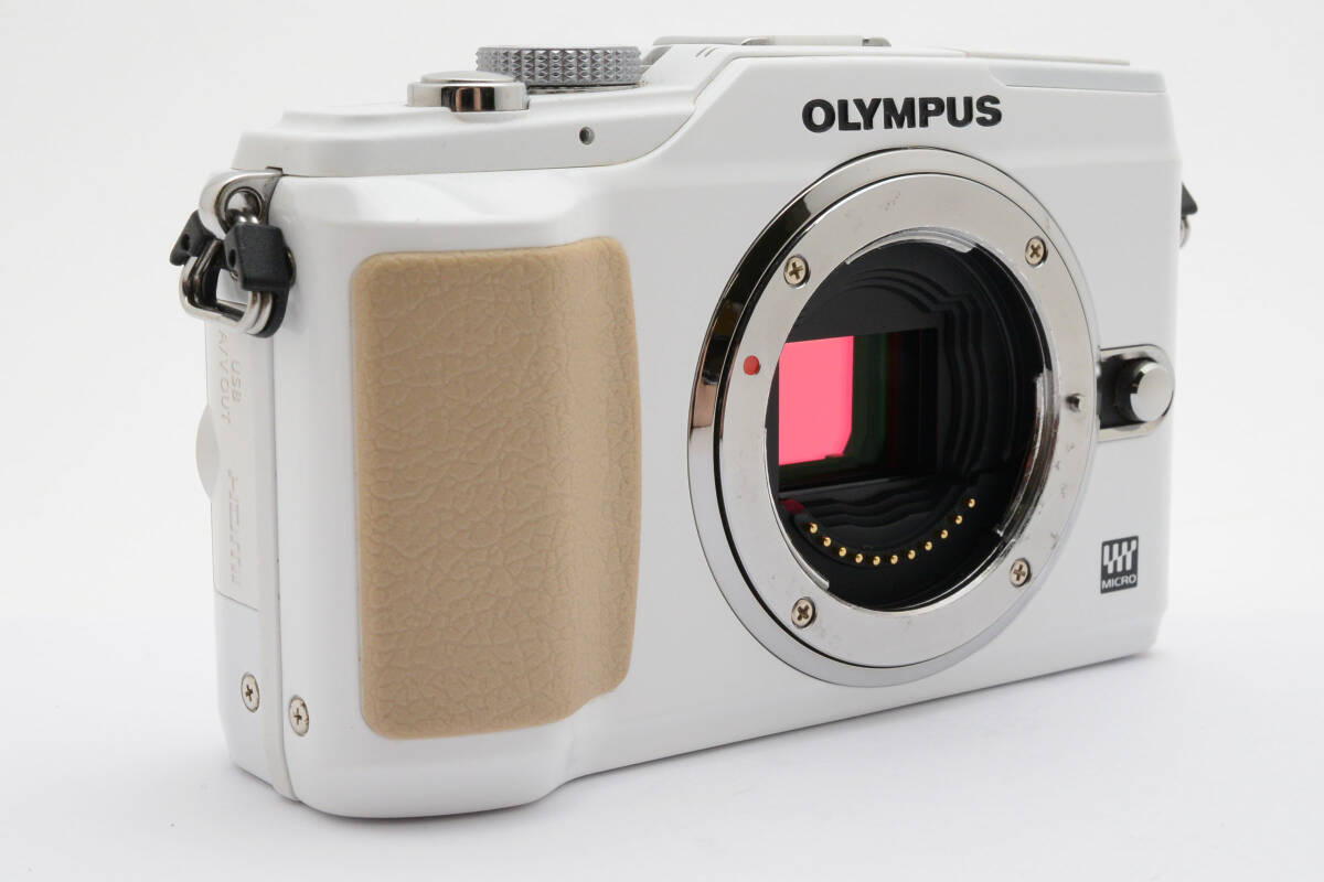 オリンパス ペンライト E-PL2 ミラーレスデジタルカメラボディ シャッター回数2175 ホワイト Olympus 783_画像4