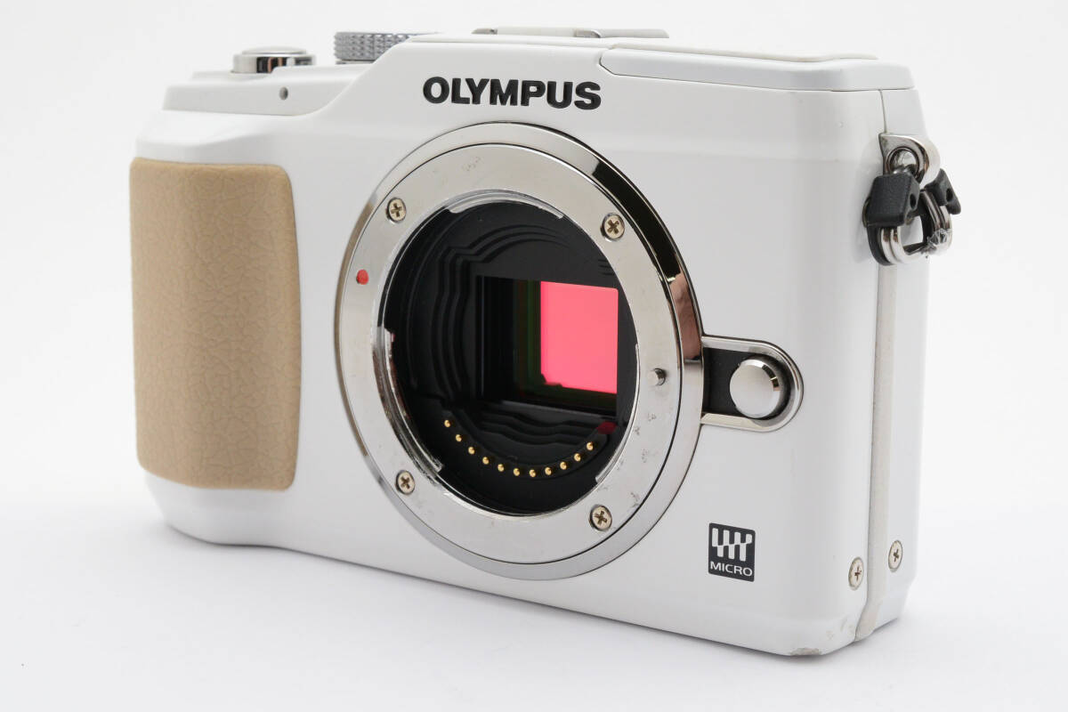オリンパス ペンライト E-PL2 ミラーレスデジタルカメラボディ シャッター回数2175 ホワイト Olympus 783_画像2