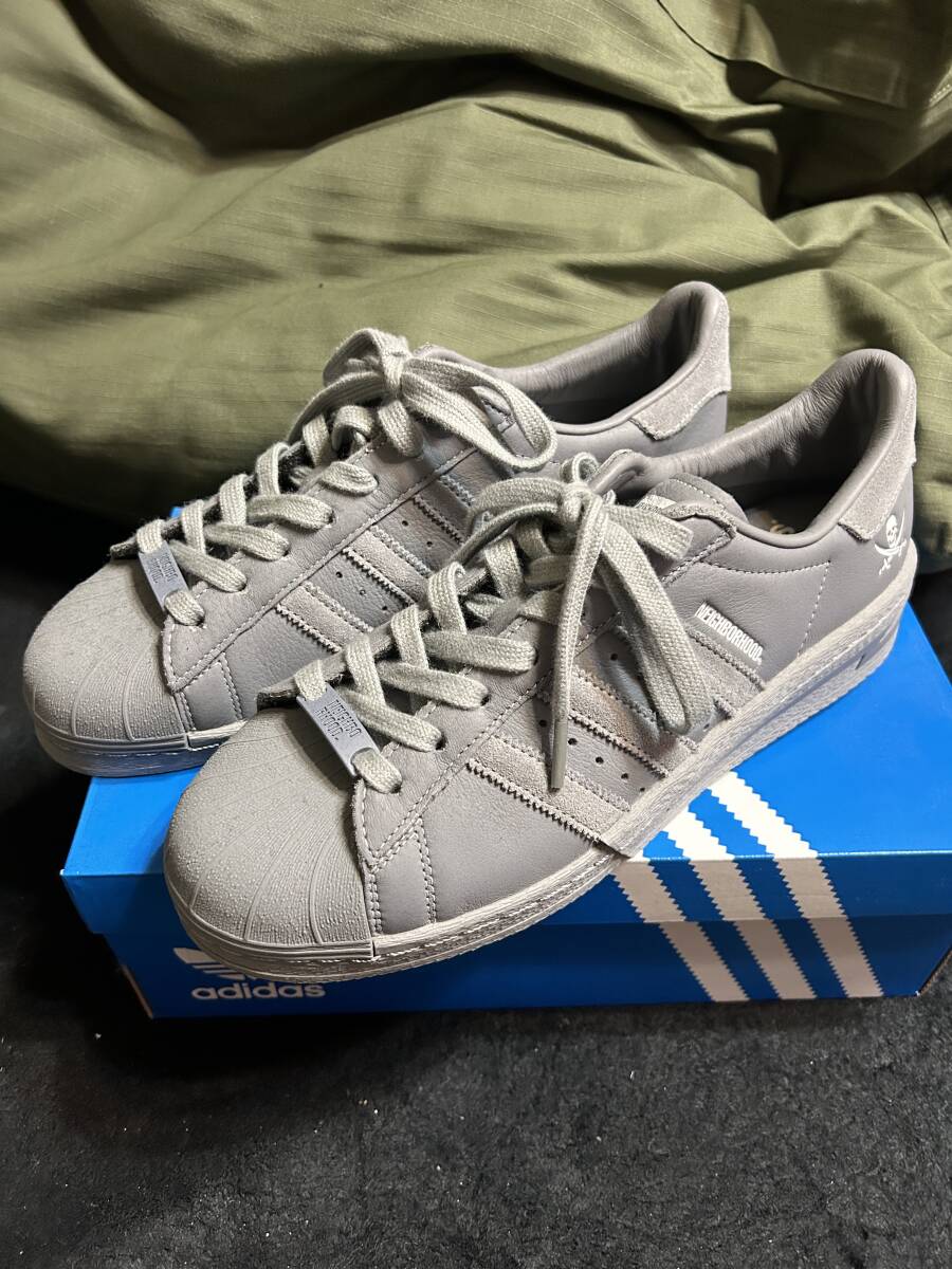 NEIGHBORHOOD × SUPERSTAR 2024 "GREY FOOTWEAR WHITE" IE6115 （グレー/グレー/クラウドホワイト）