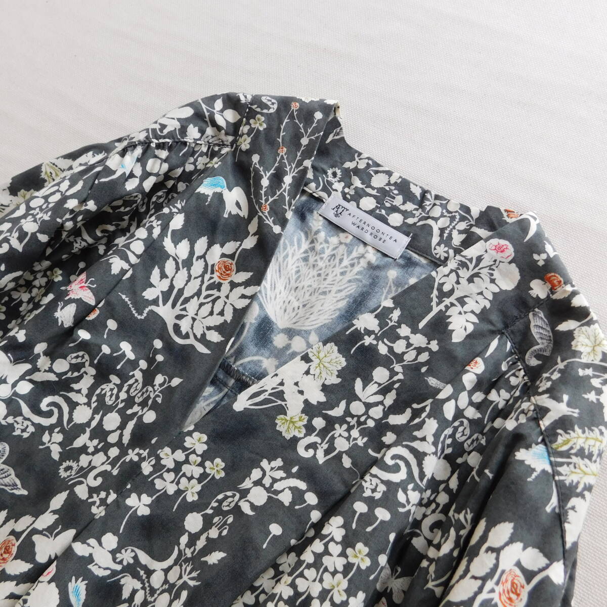 アフタヌーンティー★Afternoon Tea★新品同様★動物柄ブラウス★C128