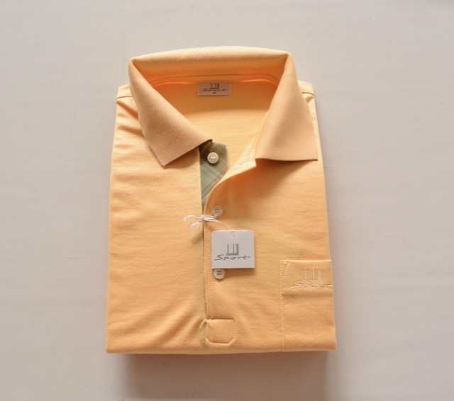 未使用【 ダンヒル スポーツ 】長袖 ポロシャツ M（胸囲90−98cm）dunhill sport 