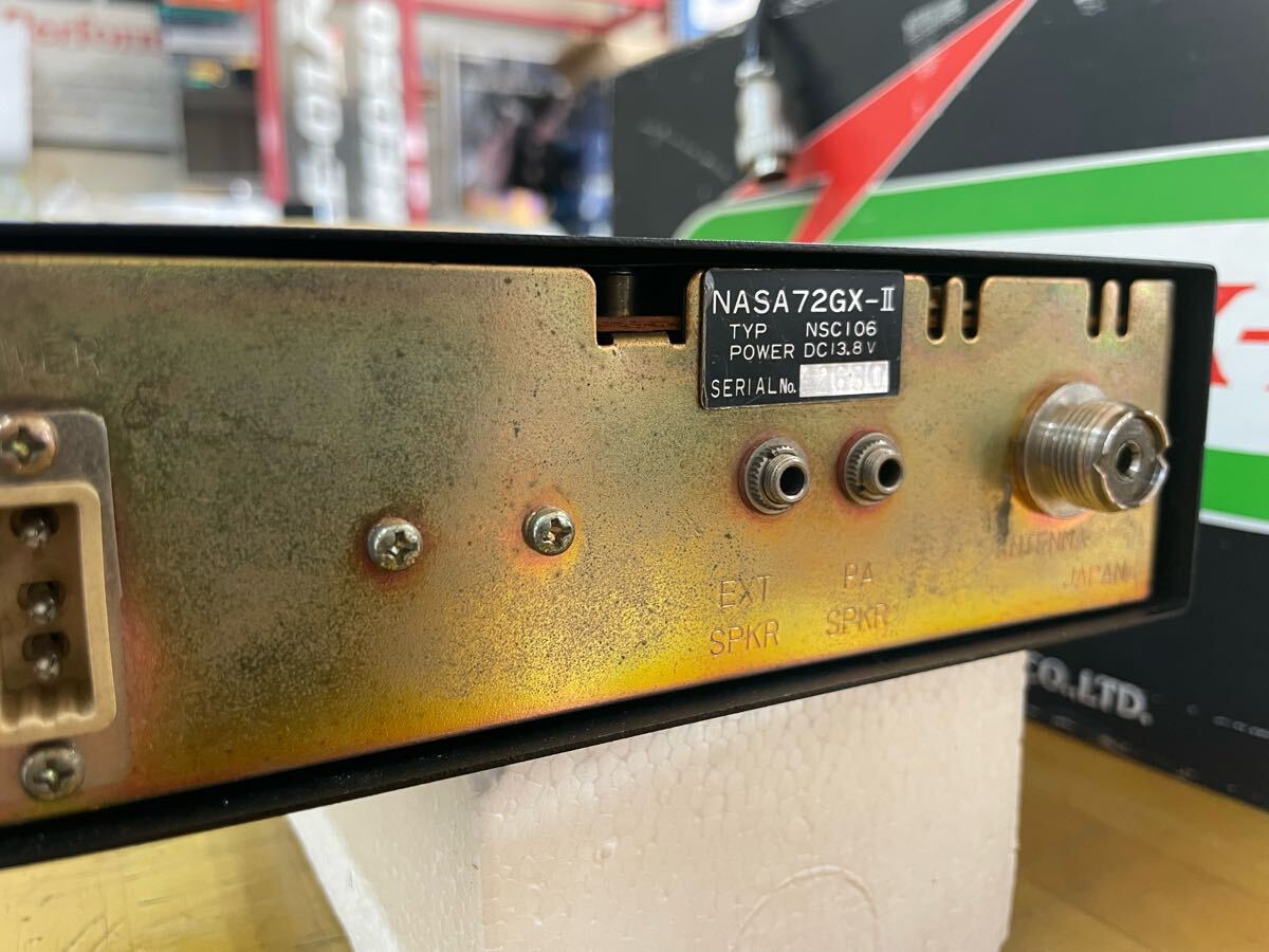 無線機 NASA 72GX-II NSC106 銀ナサ 72GX-2 DC13.8V マイク T