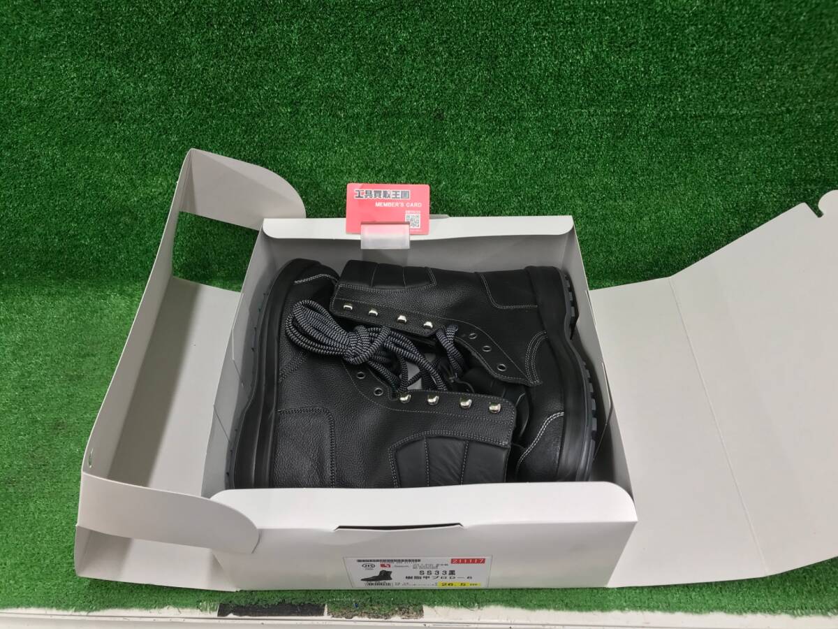 【未使用品】★[シモン] 安全靴 長編上 甲プロ付 SS33D-6 黒 26.5 cm 3E　IT1V1K10FBTD
