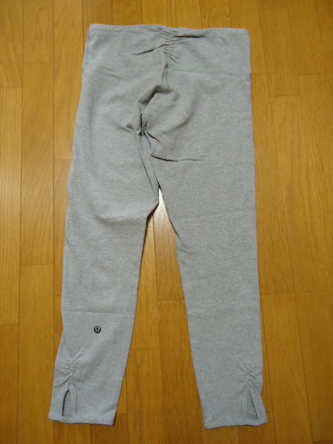 即決　ハワイ　lululemon　ルルレモン　ロングパンツ　女性　グレー色　6　Ｍ-Ｌ　ヨガ_画像3