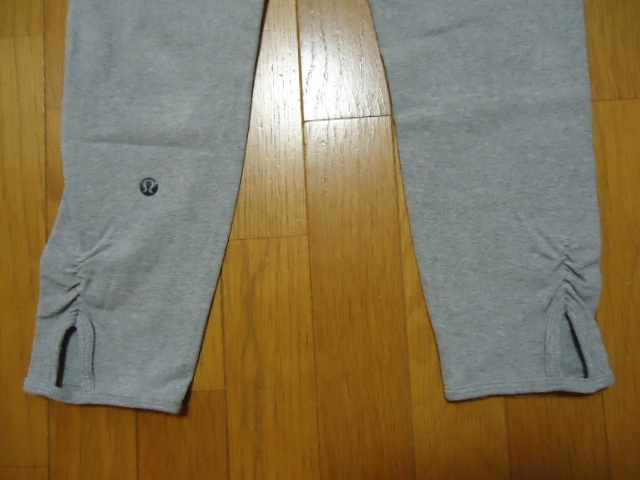 即決　ハワイ　lululemon　ルルレモン　ロングパンツ　女性　グレー色　6　Ｍ-Ｌ　ヨガ_画像6