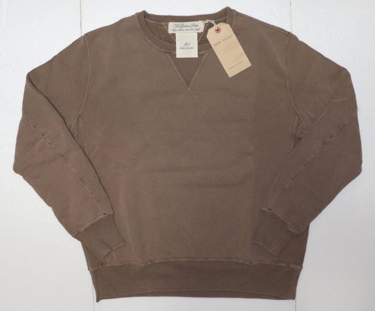 定価14800 新品 本物 REMI RELIEF スウェット S RN6001SD レミレリーフ 1171_画像1