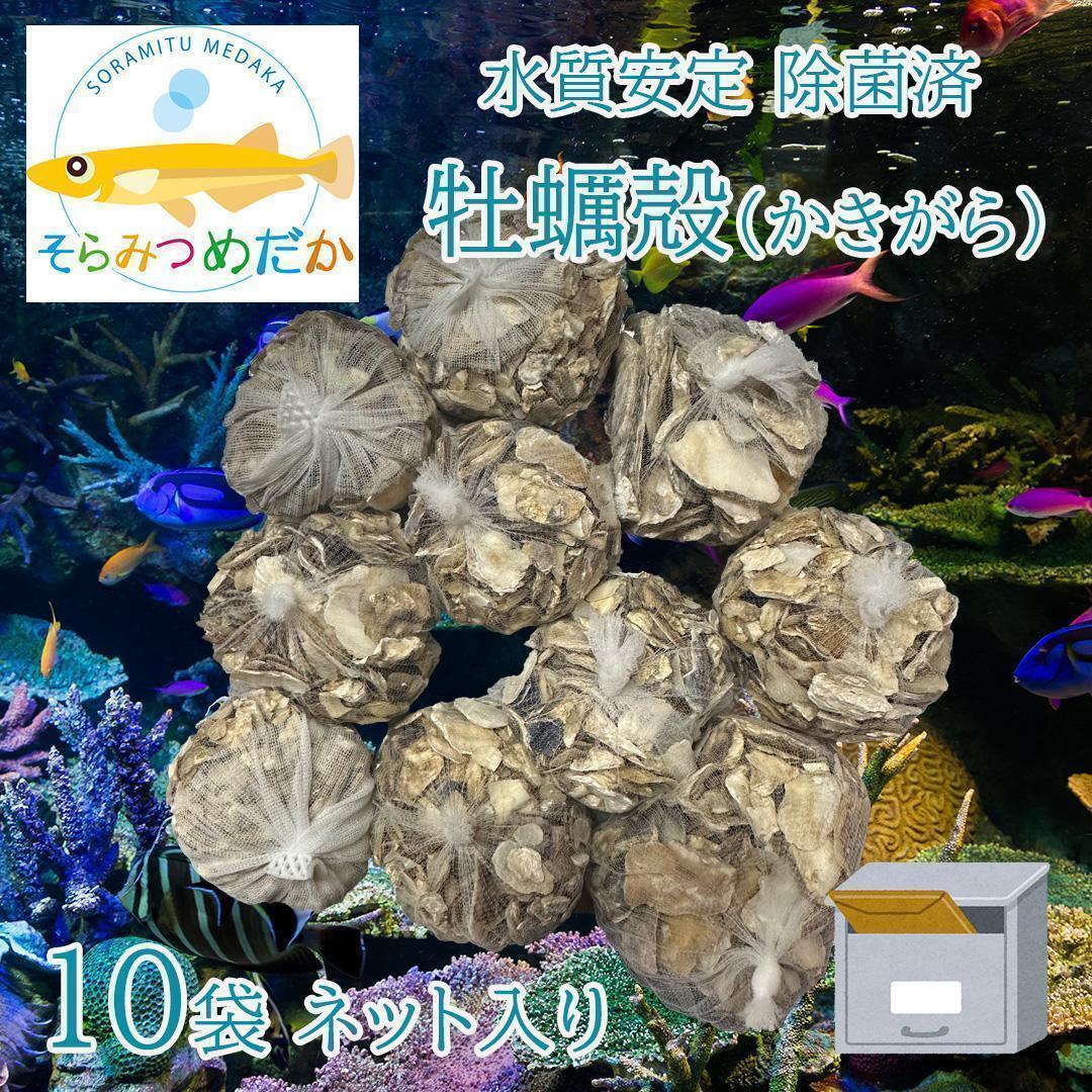 牡蠣殻クリーン(かきがら除菌済) 10袋 関連:PSB光合成細菌no358541